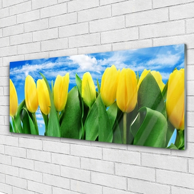 Pintura acrílica Tulipas Flores