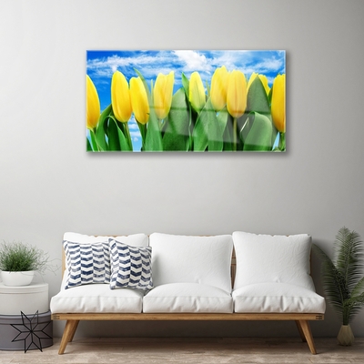 Pintura acrílica Tulipas Flores