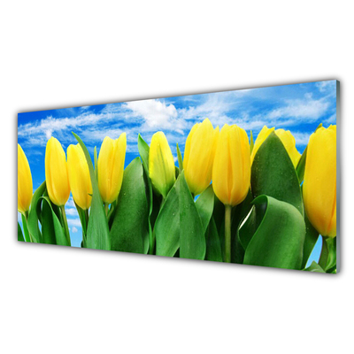 Pintura acrílica Tulipas Flores