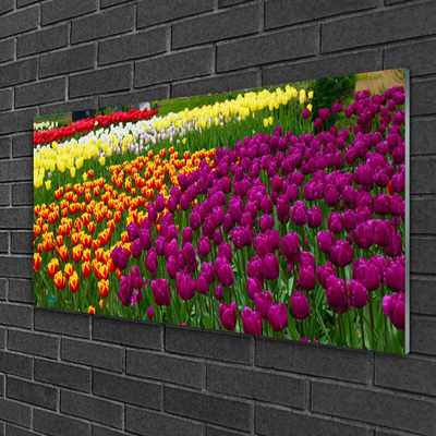 Pintura acrílica Tulipas Flores