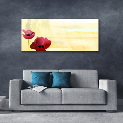 Pintura acrílica Planta de flores