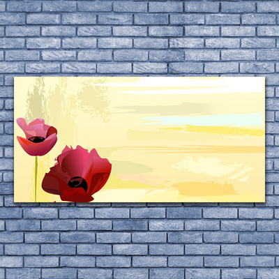 Pintura acrílica Planta de flores