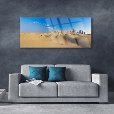 Quadro acrílico Paisagem desértica de areia