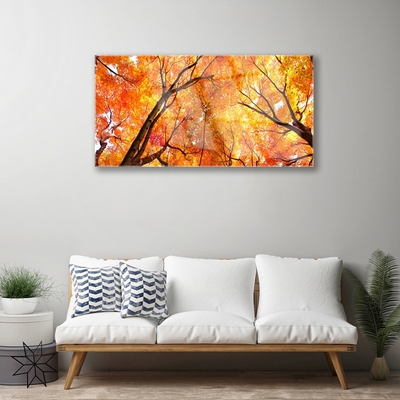 Pintura acrílica Árvores Natureza