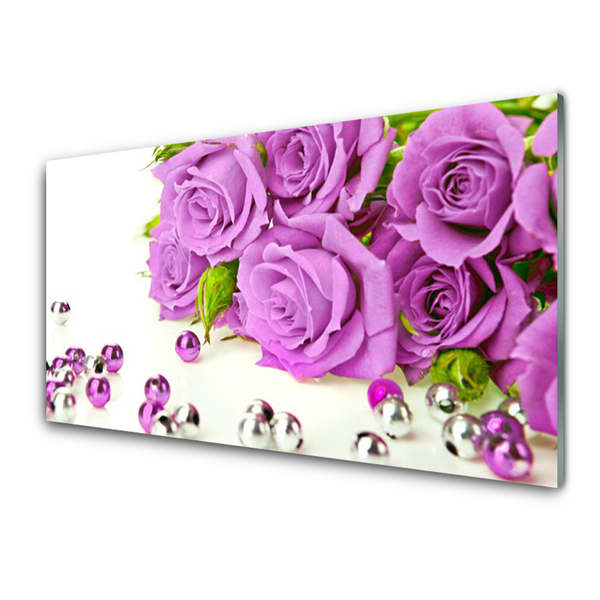 Quadro acrílico Flores de rosas