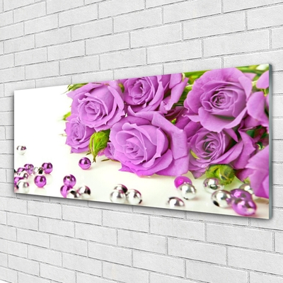 Quadro acrílico Flores de rosas