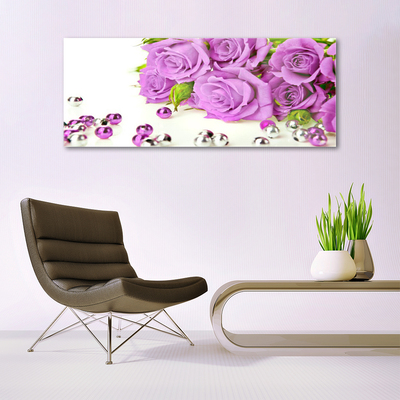 Quadro acrílico Flores de rosas