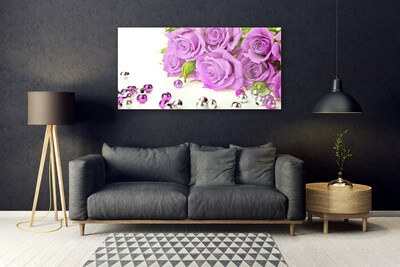 Quadro acrílico Flores de rosas
