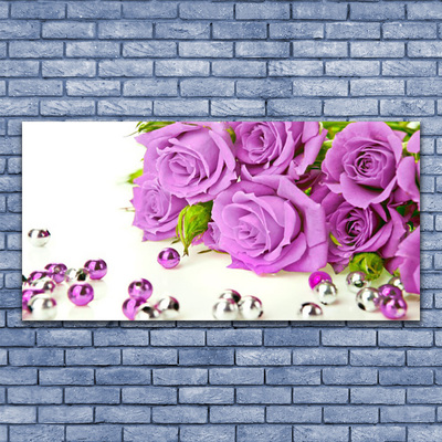 Quadro acrílico Flores de rosas