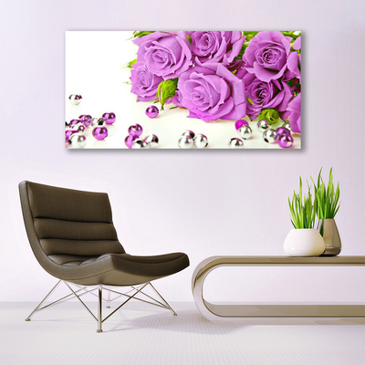 Quadro acrílico Flores de rosas