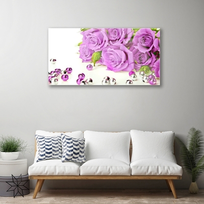 Quadro acrílico Flores de rosas