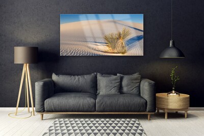 Pintura acrílica Paisagem desértica de areia