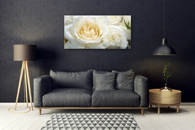 Pintura acrílica Flores de rosas