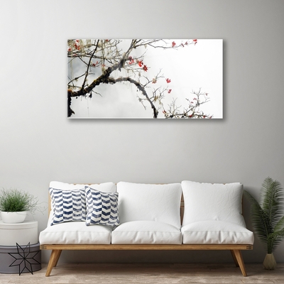 Pintura acrílica Ramo Natureza Planta