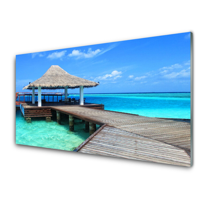 Quadro acrílico Arquitetura da Ponte Marítima