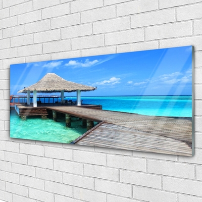 Quadro acrílico Arquitetura da Ponte Marítima