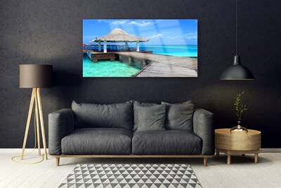 Quadro acrílico Arquitetura da Ponte Marítima