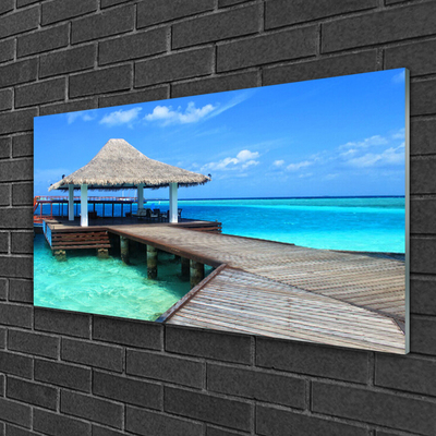 Quadro acrílico Arquitetura da Ponte Marítima