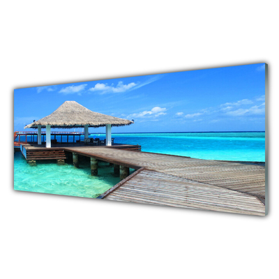 Quadro acrílico Arquitetura da Ponte Marítima