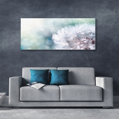 Pintura acrílica Planta dente-de-leão