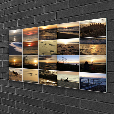 Quadro acrílico Paisagem Marinha