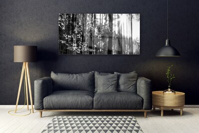 Pintura acrílica Floresta Natureza Árvores