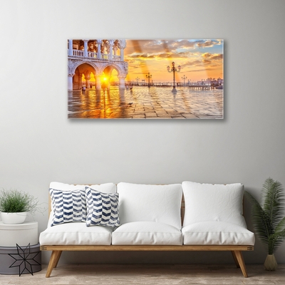 Pintura acrílica Arquitetura do Parque Solar