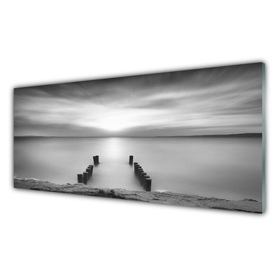 Pintura acrílica Paisagem Marinha