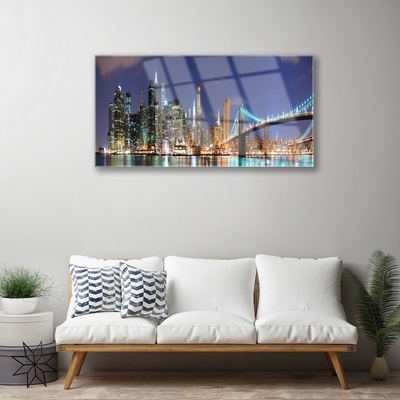 Quadro acrílico Arquitetura da Cidade da Ponte