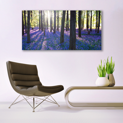 Quadro acrílico Árvores da Floresta Natureza