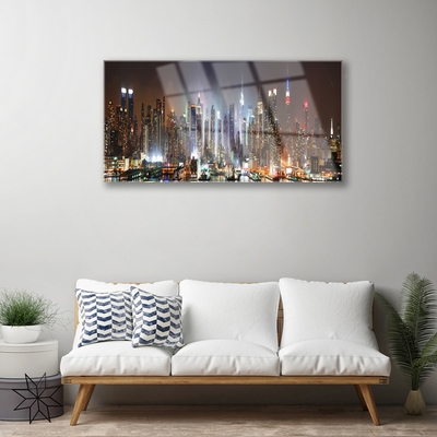 Quadro acrílico Casas da Cidade