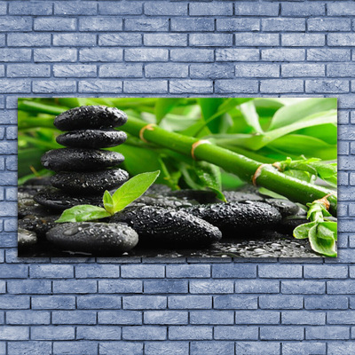 Pintura acrílica Brotos de bambu