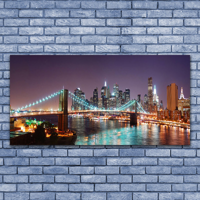 Pintura acrílica Arquitetura da Cidade da Ponte