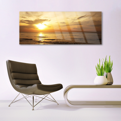 Quadro acrílico Paisagem Marinha