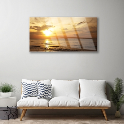 Quadro acrílico Paisagem Marinha