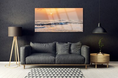 Pintura acrílica Paisagem Marinha