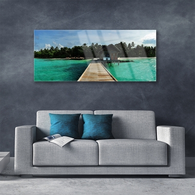 Quadro acrílico Arquitetura da Ponte Marítima