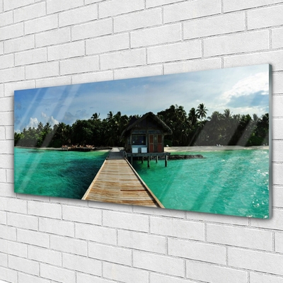 Quadro acrílico Arquitetura da Ponte Marítima