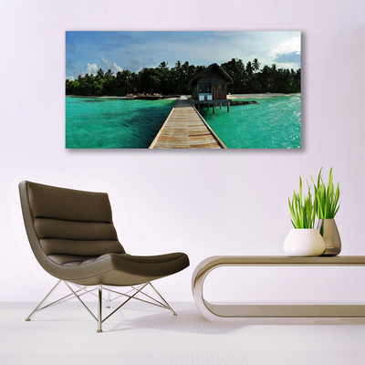 Quadro acrílico Arquitetura da Ponte Marítima