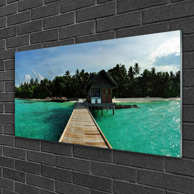 Quadro acrílico Arquitetura da Ponte Marítima