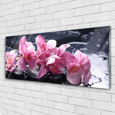 Pintura acrílica Flor de orquídea para quarto