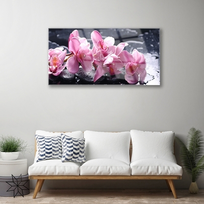 Pintura acrílica Flor de orquídea para quarto