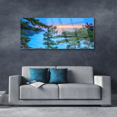 Pintura acrílica Árvores Natureza