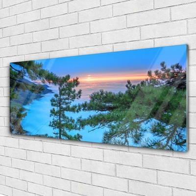 Pintura acrílica Árvores Natureza