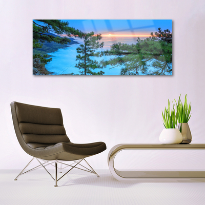 Pintura acrílica Árvores Natureza