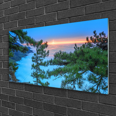 Pintura acrílica Árvores Natureza