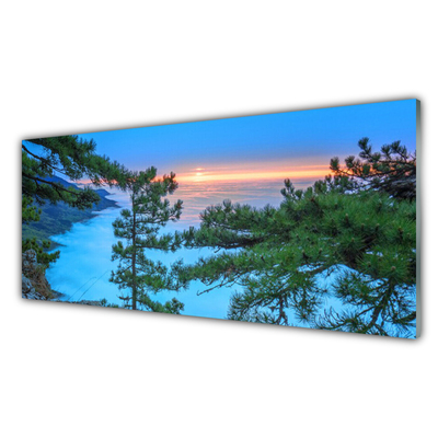 Pintura acrílica Árvores Natureza