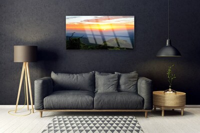 Quadro acrílico Paisagem de floresta de montanha Natureza