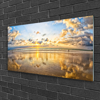 Pintura acrílica Paisagem Marinha