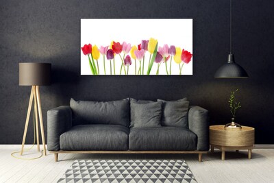 Pintura acrílica Tulipas Flores Planta